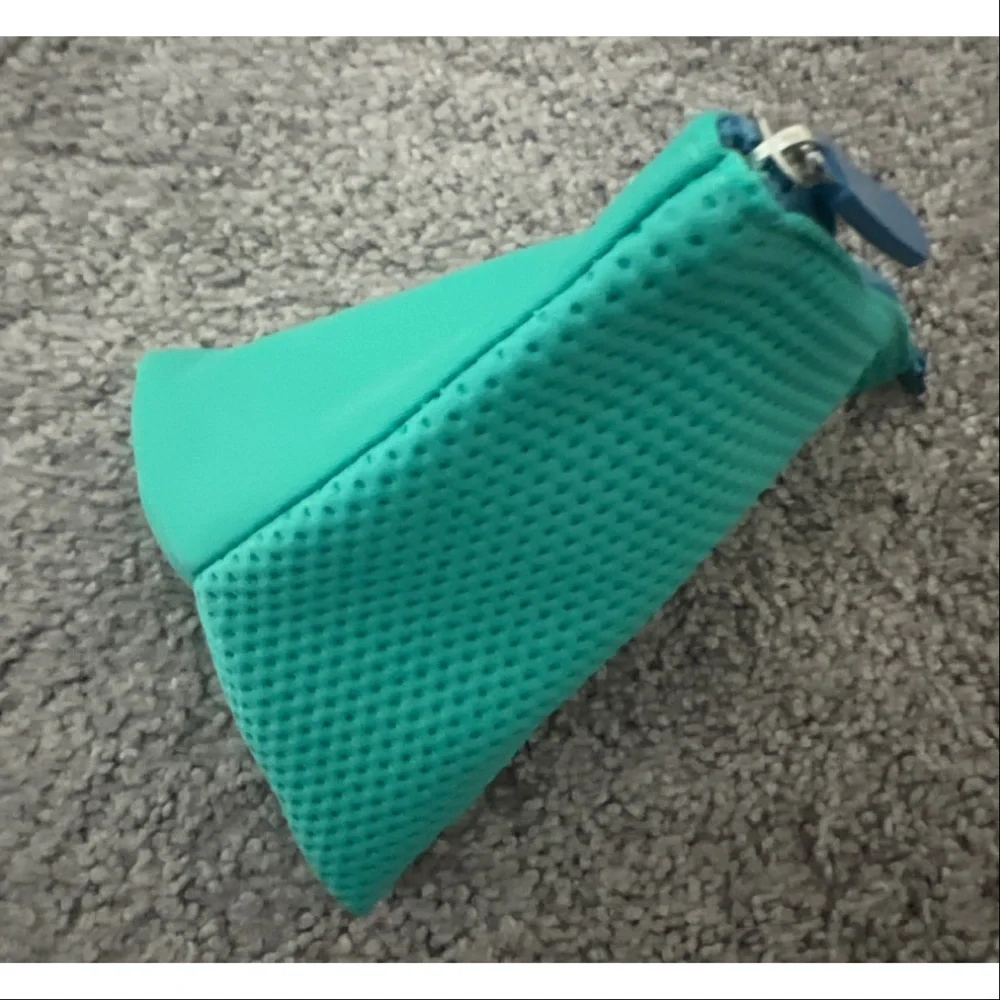 Triangle shape washable soft pouch